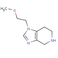 1340576-40-0 1-(2-methoxyethyl)-4,5,6,7-tetrahydroimidazo[4,5-c]pyridine chemical structure