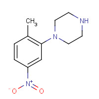 57644-03-8 1-(2-methyl-5-nitrophenyl)piperazine chemical structure