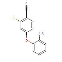 1188264-32-5 4-(2-aminophenoxy)-2-fluorobenzonitrile chemical structure