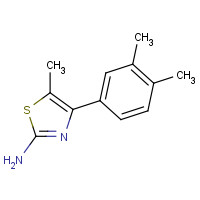 438215-91-9 4-(3,4-dimethylphenyl)-5-methyl-1,3-thiazol-2-amine chemical structure