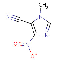 40648-96-2 3-methyl-5-nitroimidazole-4-carbonitrile chemical structure