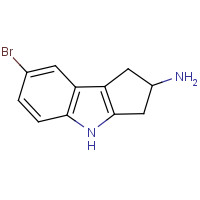 1196037-58-7 7-bromo-1,2,3,4-tetrahydrocyclopenta[b]indol-2-amine chemical structure