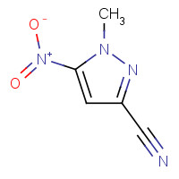 1245772-35-3 1-methyl-5-nitropyrazole-3-carbonitrile chemical structure