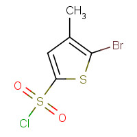 81597-51-5 5-bromo-4-methylthiophene-2-sulfonyl chloride chemical structure
