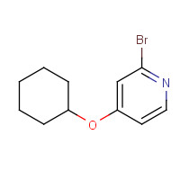 1142194-88-4 2-bromo-4-cyclohexyloxypyridine chemical structure