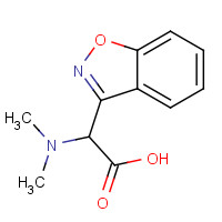 1007879-02-8 2-(1,2-benzoxazol-3-yl)-2-(dimethylamino)acetic acid chemical structure