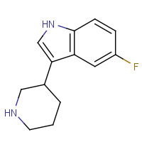 695213-99-1 5-fluoro-3-piperidin-3-yl-1H-indole chemical structure