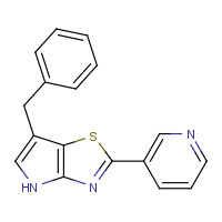 1312363-56-6 6-benzyl-2-pyridin-3-yl-4H-pyrrolo[2,3-d][1,3]thiazole chemical structure