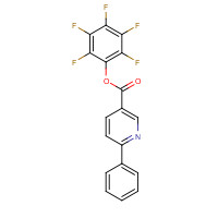 934570-41-9 (2,3,4,5,6-pentafluorophenyl) 6-phenylpyridine-3-carboxylate chemical structure