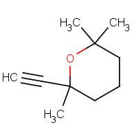 13837-60-0 2-ethynyl-2,6,6-trimethyloxane chemical structure