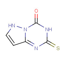 34682-99-0 2-sulfanylidene-6H-pyrazolo[1,5-a][1,3,5]triazin-4-one chemical structure