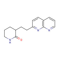 204451-73-0 3-[2-(1,8-naphthyridin-2-yl)ethyl]piperidin-2-one chemical structure