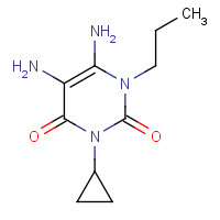 907998-08-7 5,6-diamino-3-cyclopropyl-1-propylpyrimidine-2,4-dione chemical structure