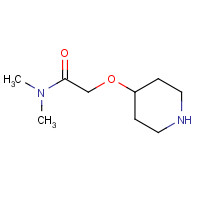 880361-97-7 N,N-dimethyl-2-piperidin-4-yloxyacetamide chemical structure