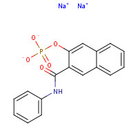 69815-54-9 disodium;[3-(phenylcarbamoyl)naphthalen-2-yl] phosphate chemical structure