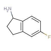 148960-33-2 5-fluoro-2,3-dihydro-1H-inden-1-amine chemical structure