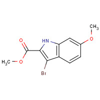 372093-98-6 methyl 3-bromo-6-methoxy-1H-indole-2-carboxylate chemical structure
