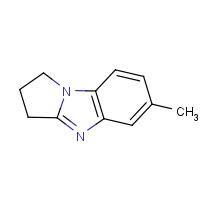 10252-94-5 6-methyl-2,3-dihydro-1H-pyrrolo[1,2-a]benzimidazole chemical structure