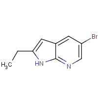 1228666-29-2 5-bromo-2-ethyl-1H-pyrrolo[2,3-b]pyridine chemical structure