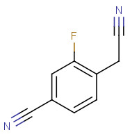 1000516-58-4 4-(cyanomethyl)-3-fluorobenzonitrile chemical structure