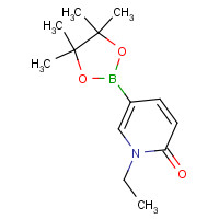 1349734-00-4 1-ethyl-5-(4,4,5,5-tetramethyl-1,3,2-dioxaborolan-2-yl)pyridin-2-one chemical structure