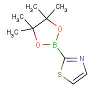 214360-88-0 2-(4,4,5,5-tetramethyl-1,3,2-dioxaborolan-2-yl)-1,3-thiazole chemical structure