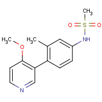 1357091-96-3 N-[4-(4-methoxypyridin-3-yl)-3-methylphenyl]methanesulfonamide chemical structure