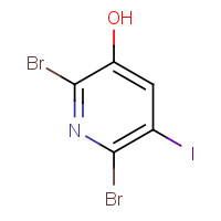 1105675-63-5 2,6-dibromo-5-iodopyridin-3-ol chemical structure