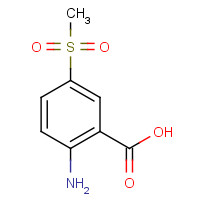 90222-79-0 2-amino-5-methylsulfonylbenzoic acid chemical structure