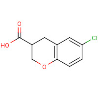 164265-01-4 6-chloro-3,4-dihydro-2H-chromene-3-carboxylic acid chemical structure
