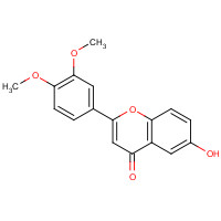 63046-10-6 2-(3,4-dimethoxyphenyl)-6-hydroxychromen-4-one chemical structure