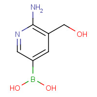 1345469-19-3 [6-amino-5-(hydroxymethyl)pyridin-3-yl]boronic acid chemical structure