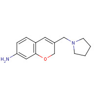 331759-77-4 3-(pyrrolidin-1-ylmethyl)-2H-chromen-7-amine chemical structure