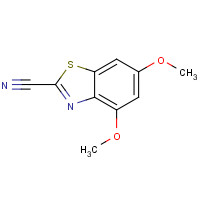 7267-40-5 4,6-dimethoxy-1,3-benzothiazole-2-carbonitrile chemical structure
