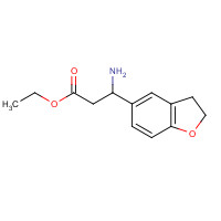 1157545-38-4 ethyl 3-amino-3-(2,3-dihydro-1-benzofuran-5-yl)propanoate chemical structure