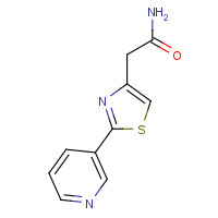 31112-95-5 2-(2-pyridin-3-yl-1,3-thiazol-4-yl)acetamide chemical structure