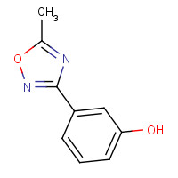 58599-05-6 3-(5-methyl-1,2,4-oxadiazol-3-yl)phenol chemical structure