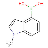 590417-56-4 (1-methylindol-4-yl)boronic acid chemical structure