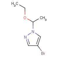 1024120-52-2 4-bromo-1-(1-ethoxyethyl)pyrazole chemical structure