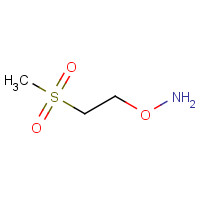 504436-74-2 O-(2-methylsulfonylethyl)hydroxylamine chemical structure