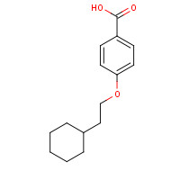 163419-01-0 4-(2-cyclohexylethoxy)benzoic acid chemical structure