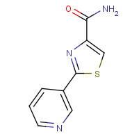 39067-00-0 2-pyridin-3-yl-1,3-thiazole-4-carboxamide chemical structure