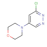 21131-11-3 4-(6-chloropyridazin-4-yl)morpholine chemical structure