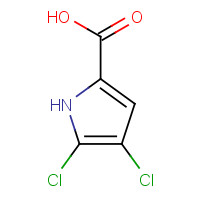 39209-94-4 4,5-dichloro-1H-pyrrole-2-carboxylic acid chemical structure