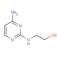1378816-38-6 2-[(4-aminopyrimidin-2-yl)amino]ethanol chemical structure
