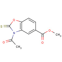72730-41-7 methyl 3-acetyl-2-sulfanylidene-1,3-benzoxazole-5-carboxylate chemical structure