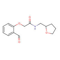 915923-40-9 2-(2-formylphenoxy)-N-(oxolan-2-ylmethyl)acetamide chemical structure