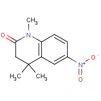 144583-89-1 1,4,4-trimethyl-6-nitro-3H-quinolin-2-one chemical structure