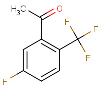 243863-39-0 1-[5-fluoro-2-(trifluoromethyl)phenyl]ethanone chemical structure