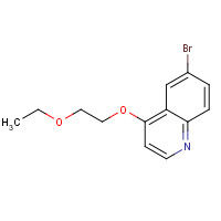 1355583-08-2 6-bromo-4-(2-ethoxyethoxy)quinoline chemical structure
